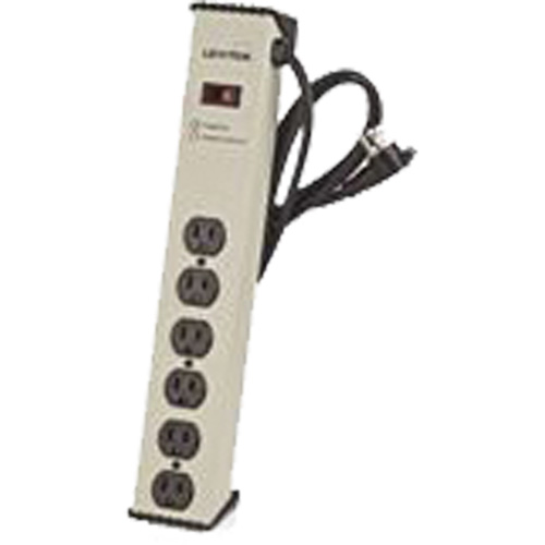 Barre de limiteur de surtension, 6 Prises, 900 J, 1500 W, Cordon 6' Cam Industrial