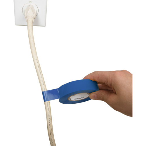 Electrical Tape, 19 mm (3/4") x 18 M (60'), Blue, 7 mils Cam Industrial