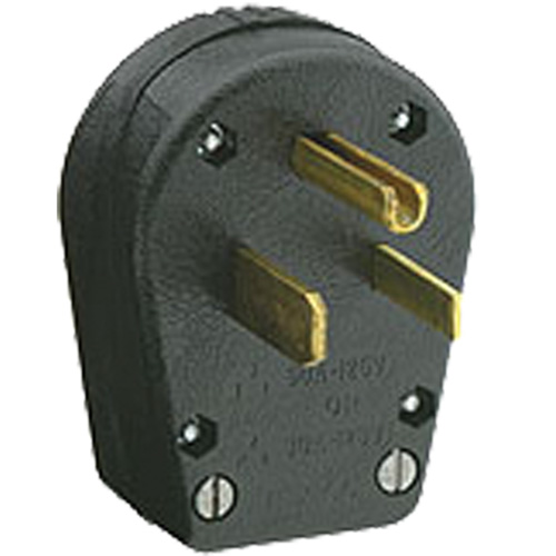 Dual Power Plug, Thermoplastic, 30 A/50 A, 250 V Cam Industrial