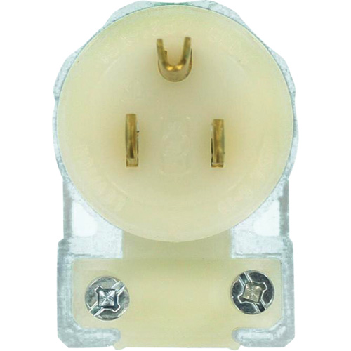 Angled Hospital Grade Extension Plug, Nylon, 15 Amps, 125 V Cam Industrial