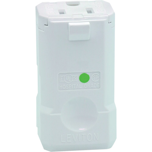 Connecteur de prise de rallonge de qualit&eacute; hospitali&egrave;re, 5-15R, Nylon Cam Industrial