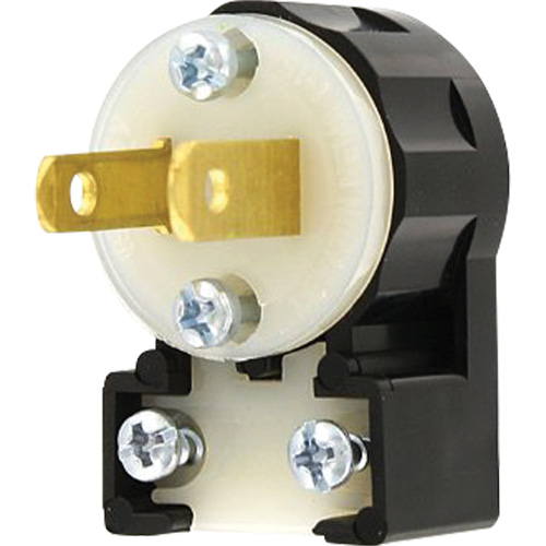 Hospital Grade Extension Plug, Nylon, 15 A, 125 V Cam Industrial