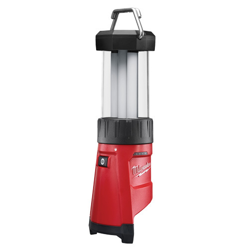 M12 Lantern & Flood Light, LED, 400 Lumens, 8 Hrs. Run Time, Rechargeable Battery, Plastic Cam Industrial