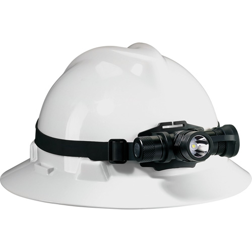ProTac HL&reg; USB Headlamp, LED, 1000 Lumens, 1.5 Hrs. Run Time, Rechargeable Batteries Cam Industrial