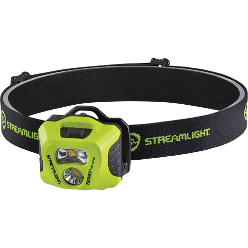 Enduro&reg; Pro HAZ-LO&reg; Intrinsically Safe Headlamp, LED, 235 Lumens, 5 Hrs. Run Time, AAA Batteries Cam Industrial
