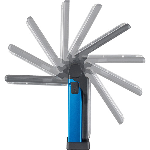 Lampe de travail multifonctionnelle compacte FlipMate, DEL, 500 lumens, Boîtier en Aluminium Cam Industrial
