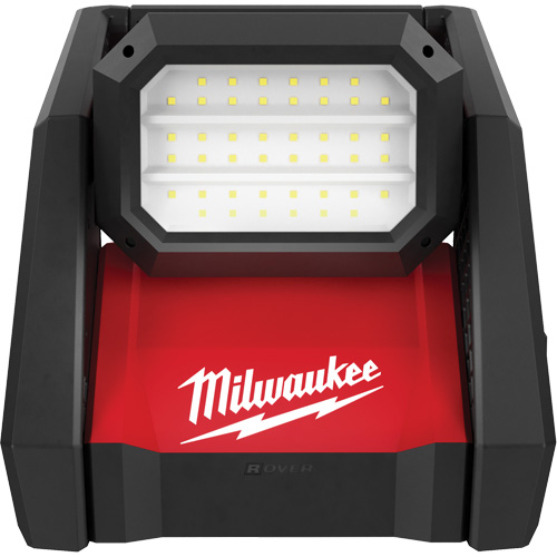 M18 Rover Dual Power Flood Light, LED, 2000/4000/1200 Lumens, Plastic Housing Cam Industrial