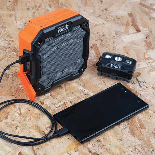 Bluetooth&reg; Jobsite Speaker with Magnet & Hook (Tool Only), Lithium-Ion Cam Industrial