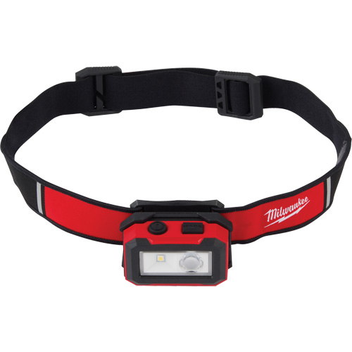 Magnetic Headlamp & Task Light, LED, 450 Lumens, 2.5 Hrs. Run Time, Rechargeable Batteries Cam Industrial