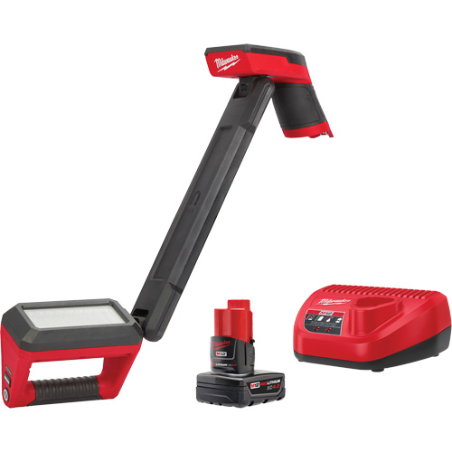 Ensemble d'&eacute;clairage pour soubassement de carrosserie M12, Magn&eacute;tique, Rechargeable, 1200 lumens Cam Industrial