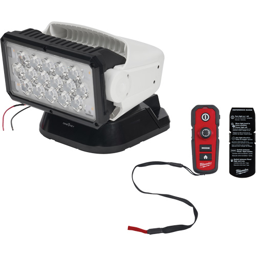 Projecteur orientable polyvalent &agrave; t&eacute;l&eacute;commande, DEL, 4250 lumens Cam Industrial