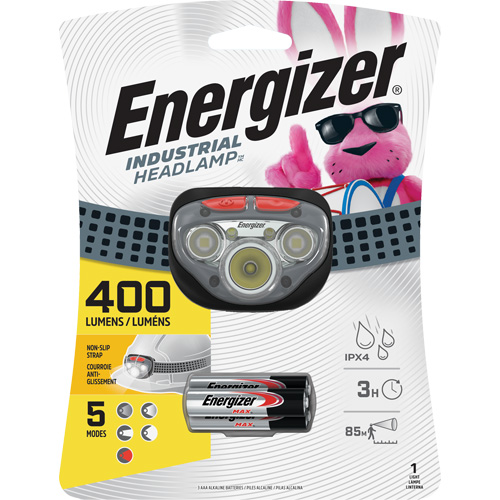 Vision HD+ Focus Headlight, LED, 400 Lumens, 3 Hrs. Run Time, AAA Batteries Cam Industrial
