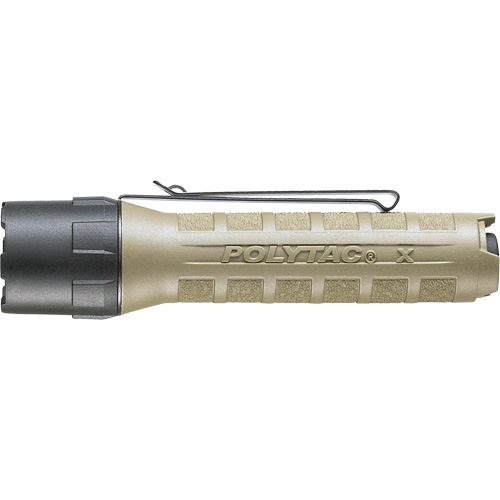 Polytac&reg; X Flashlight, LED, 600 Lumens, CR123A Batteries Cam Industrial