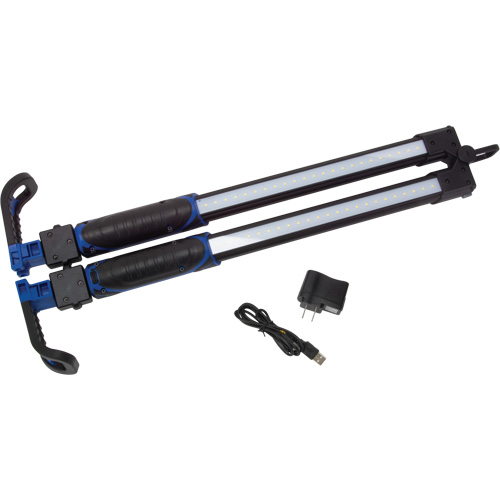 Foldable Underhood Work Light, Hook, Rechargeable, 1400 Lumens Cam Industrial