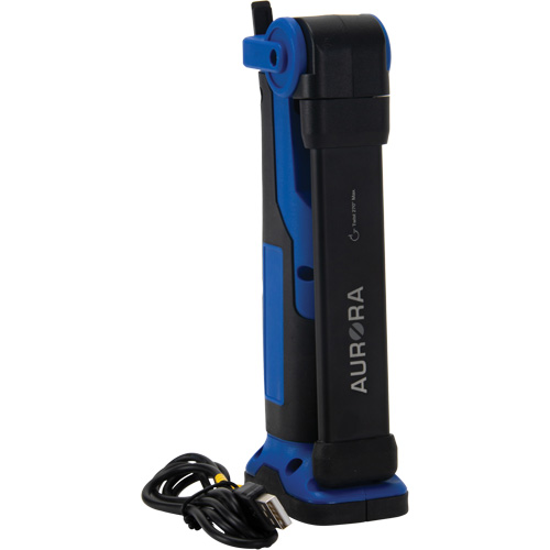 Foldable/Twist Work Light, Magnetic, Rechargeable, 350 Lumens Cam Industrial