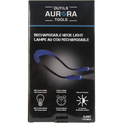 Lampe de travail, Lampe tour de cou, Rechargeable, 300 lumens Cam Industrial