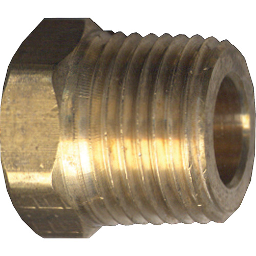 Hex Head Cored Plug, Pipe, 1/2" Dia., Brass Cam Industrial