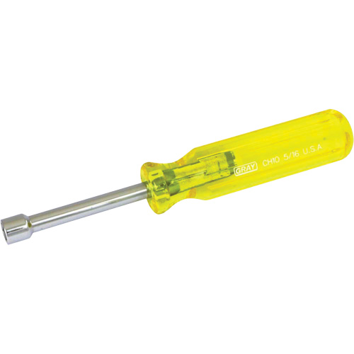 SAE Nut Driver, 5/16" Drive, 6-5/8" L Cam Industrial