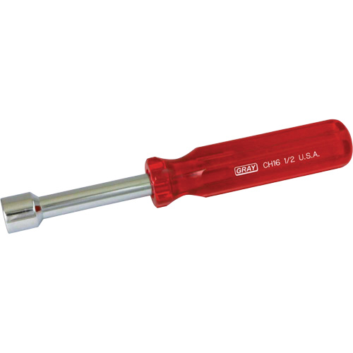 SAE Nut Driver, 1/2" Drive, 7" L Cam Industrial
