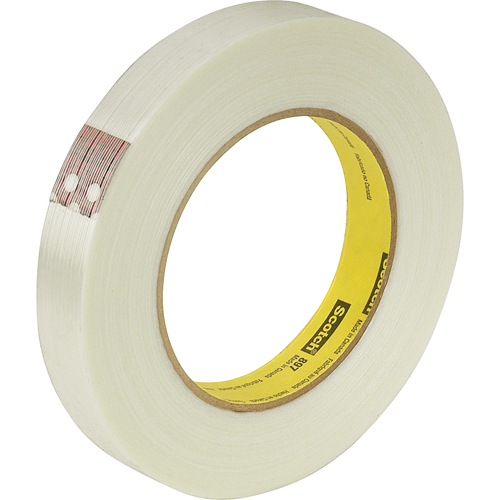 Scotch&reg; 897 Filament Tape, 5 mils Thick, 12 mm (47/100") x 55 m (180')  Cam Industrial
