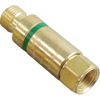 Flashback Arrestors - Oxy/Fuel Gas, Fuel Gas (red)/Oxygen (green), Regulator Adaptor Style Cam Industrial