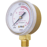 Pressure Gauges, 1-1/2" , 0-30 psi, Bottom Mount, Analogue Cam Industrial