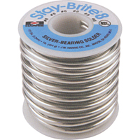 Stay-Brite&reg; Solders, Lead-Free, 96% Tin 4% Silver, Solid Core, 0.125" Dia. Cam Industrial
