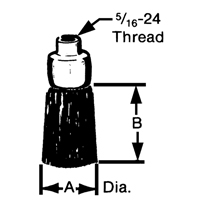 Brosses plates, rondes ou Roto Cam Industrial