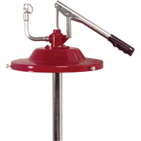 Pompes pour lubrification manuelle - Pompes &agrave; pression d&eacute;bit-volume, Zinc, 1 lb/6 courses, Pour barils de 5 gal. Cam Industrial