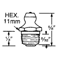 Raccord, Filetage de 10 mm Cam Industrial