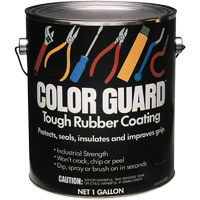 Rev&ecirc;tement de caoutchouc robuste Color Guard, Rouge, Gallon Cam Industrial