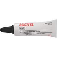 Compos&eacute; de retenue pour r&eacute;paration ajust&eacute; &agrave; la presse Quick Metal 660, 6 ml, Tube, Argent Cam Industrial