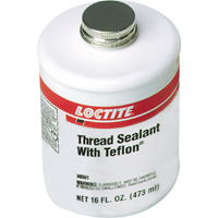 Thread Sealant with PTFE, Brush-Top Can, 473 ml, -51° C - 149° C/-59.8° F - 300.2° F Cam Industrial