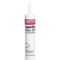Superflex RTV Silicone Adhesive Sealant, Cartridge, White Cam Industrial