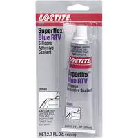 Superflex RTV Silicone Adhesive Sealant, Tube, Blue Cam Industrial