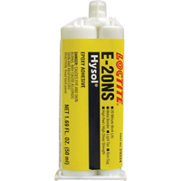 &eacute;poxyde Hysol E-20NS, Deux composants, Cartouche double, 120 g, Havane Cam Industrial