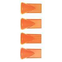 Assorted Flat Slot Nozzle Set, 1-1/10" L Cam Industrial