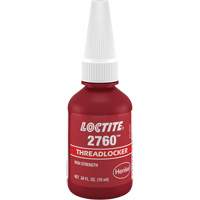 Compos&eacute; de blocage 2760 adh&eacute;sif instantan&eacute;, Rouge, &eacute;lev&eacute;, 10 ml, Bouteille Cam Industrial