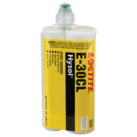 E-30CL Glass Bonder Structural Adhesive, 200 ml, Dual Cartridge, Two-Part, Ultra Clear Cam Industrial