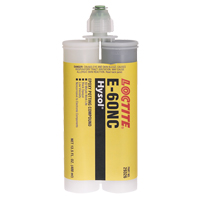 E-60NC Electrically Non-Corrosive Structural Adhesives, 400 ml, Dual Cartridge, Two-Part, Black Cam Industrial