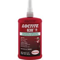 Compos&eacute; de retenue Loctite 638, 250 ml, Bouteille, Vert Cam Industrial