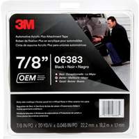 Ruban en acrylique de 3M pour l'automobile, 18 m (60') lo x 22 mm (7/8") la, 45 mils, Acrylique Cam Industrial