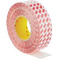 Double-Sided Adhesive Tape, Polyester, 50 mm (1.96") W x 50 m (164') L, 8 mils Thick Cam Industrial