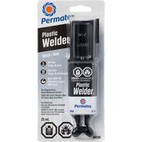 Colle &eacute;poxyde Plastic Welder, 25 ml, Seringue, Deux composants, Noir Cam Industrial