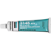 Scellant adh&eacute;sif &agrave; la silicone Dowsil RTV 3145 MIL-A-46146, Tube, Transparent Cam Industrial