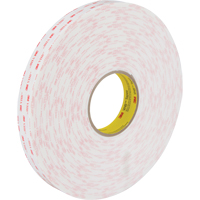 VHB Tape 4950, 33 m (108') L x 25.4 mm (1") W, 45 mils, Acrylic Cam Industrial