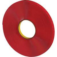 Ruban VHB, 33 m (108') lo x 12 mm (1/2") la, 40 mils, Acrylique Cam Industrial