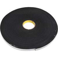 Double-Coated Foam Tape, 33 m (108') L x 12.7 mm (1/2") W, 62 mils, Polyethylene Cam Industrial