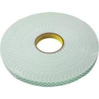 Double-Coated Foam Tape, 33 m (108') L x 18 mm (3/4") W, 62.5 mils, Urethane Cam Industrial