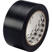 Ruban en vinyle pour travaux g&eacute;n&eacute;raux 764, 25,4 mm (1") la x 32,9 m (108') lo, 5 mils, Noir Cam Industrial